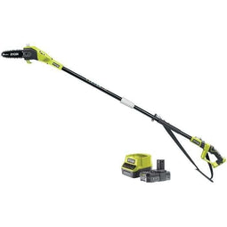 Hoogsnoeier - RYOBI - 20 cm geleiding - 5,5 m/s - 15° schuine geleiding - 1 accu 18 V 2 Ah en 1 l...