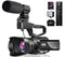 Videokamera 4K Camcorder mit Mikrofon 48MP Vlogging Kamera WiFi YouTube Kamera IR Nachtsicht 3