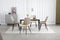 Eetkamerstoel BERA - 4 stuks - beige - fluweel - 88x54x60 cm