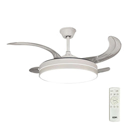 Plafondventilator met licht EDM 33831 Ross Wit 36 W 4100 Lm