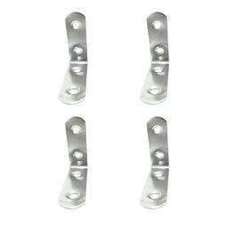 Hoeksteun EDM 86091 an24 Roestvrij staal 5 x 5 x 1,6 cm 4 Stuks