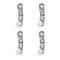 Hoeksteun EDM 86091 an24 Roestvrij staal 5 x 5 x 1,6 cm 4 Stuks