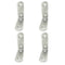 Hoeksteun EDM 86092 an24 Roestvrij staal 6 x 6 x 1,9 cm 4 Stuks