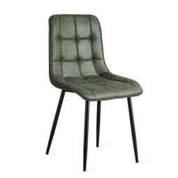 Eetkamerstoel Thimphu Microleder Army