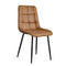 Eetkamerstoel Thimphu Microleder Cognac