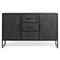 Liam Dressoir Zwart 130cm