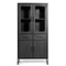Liam Wandkast Zwart 90cm