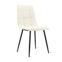 Eetkamerstoel Loa – Bouclé Ivoor