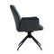 Eetkamerstoel Jill Velvet Charcoal