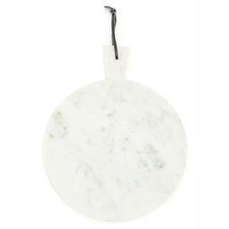 CB3 Wit Snijplank Rond 31x39x2cm