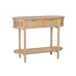 Console DKD Home Decor Natuurlijk Rotan (100 x 38 x 78 cm)