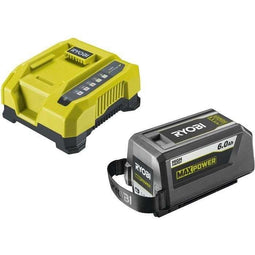 RYOBI RY36BK60B-160 36V lithiumbatterij - Geleverd met snellader - Oplaadtijd 70 minuten