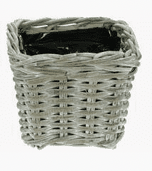 Van der leeden - Bak antique grey 20x20h10cm
