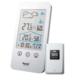 Multi-functioneel Weerstation SAMI LD-1117 Zilverkleurig