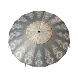 Strandparasol Grijs Ø 240 cm SPF50+ Boho