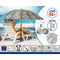 Strandparasol Ø 220 cm SPF50+ Orientaals