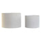 Lampenkap Home ESPRIT Beige Linnen Metaal 40 x 40 x 28 cm (2 Stuks)