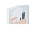 Schilderij Home ESPRIT Geel Blauw Canvas 30 x 1,8 x 40 cm (4 Stuks)