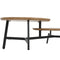 Hoofdtafel Home ESPRIT Zwart Natuurlijk 115 x 60 x 40,5 cm