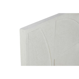Wanddecoratie Home ESPRIT Wit Modern 80 x 4 x 80 cm (2 Stuks)