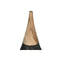 Lampenkap Home ESPRIT Zwart Bamboe Teakhout 35 x 35 x 85 cm (2 Stuks)