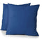 Set van 2 kussenslopen - HOME LINGE PASSION - 63 x 63 cm - Blauw