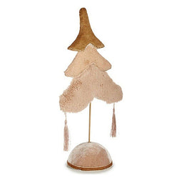Kerstboom Polair 12 x 43 x 22 cm Beige Gouden Hout