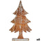 Decoratieve figuren Kerstboom Zilverkleurig Hout 5 x 49,5 x 26 cm (6 Stuks)