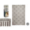 Tapijt GiftDecor EXAG-1006 Wit Grijs Polypropyleen 120 x 180 cm (12 Stuks)