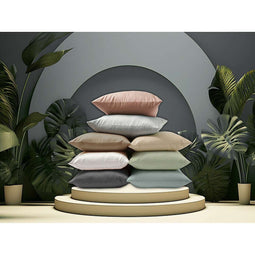 Kussensloop Happy Home Linnen 45 x 85 cm 2 Stuks