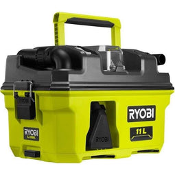 RYOBI RV1811-0 18V werkplaatsstofzuiger - 1500l/min - 11 L opvangbak - H12 HEPA-filter - Adapter,...