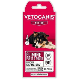 VETOCANIS Spot-on pipet Fipronil - voor middelgrote honden