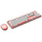 Draadloos toetsenbord + muiscombinatie - MOBILITY LAB - Pure Color - Roze - Ergonomisch ontwerp -...