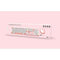 Draadloos toetsenbord + muiscombinatie - MOBILITY LAB - Pure Color - Roze - Ergonomisch ontwerp -...