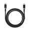Baseus Dura Type C naar Type C 100 W snellaadkabel 1 m Zwart, Goud