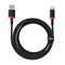 Baseus Dura USB Type A naar Type C 60 W snellaadkabel 2 m Zwart, Rood