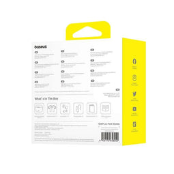 Baseus Bowie E17 Headset True Wireless Stereo (TWS) In-ear Oproepen/muziek USB Type-C Bluetooth Wit