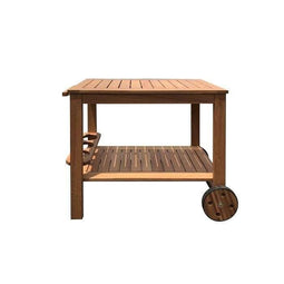 FSC eucalyptus houten tuintafel - 91,8x49,9x74cm