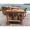 FSC eucalyptus houten tuintafel - 91,8x49,9x74cm