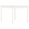 Tuintafel 121x82,5x76 cm massief grenenhout wit