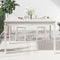Tuintafel 121x82,5x76 cm massief grenenhout wit