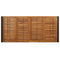 Tuintafel met U-vormige poten 200x90x75 cm massief acaciahout