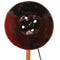Bureaulamp industrieel rond E27 23x18x95 cm meerkleurig