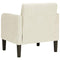 Fauteuil met armleuningen 54 cm fluweel crmekleurig