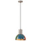 Hanglamp industrieel rond 25 W E27 28,5 cm meerkleurig