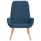 Relaxstoel stof blauw