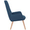 Relaxstoel stof blauw