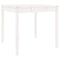 Tuintafel 82,5x82,5x76 cm massief grenenhout wit