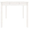 Tuintafel 82,5x82,5x76 cm massief grenenhout wit
