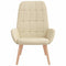 Relaxstoel stof crmekleurig